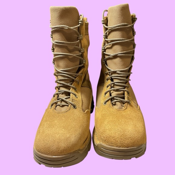 Danner Rivot TFX 8" Coyote 1200G Tan Lace-Up Combat Boots Men's Sz 5/Women's 7 - Picture 1 of 13